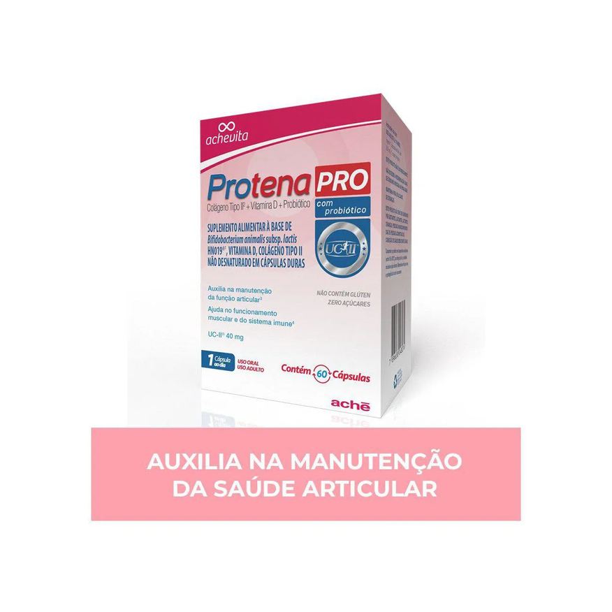Alimentar Suplemento Protena Pro 60 cápsulas