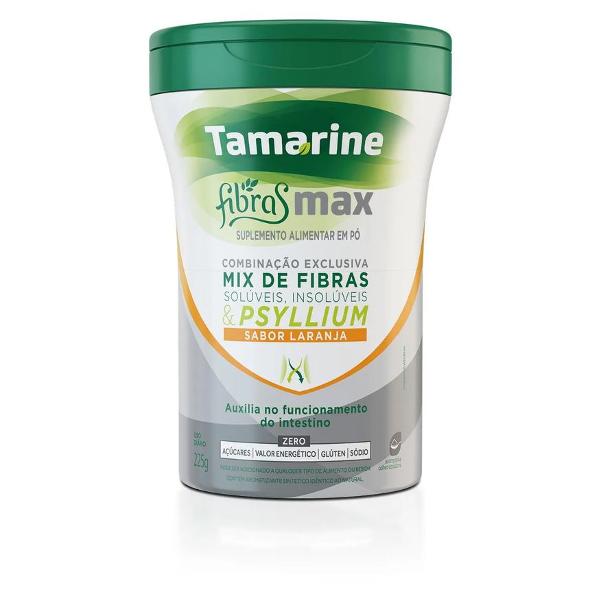 Fibras Tamarine Max em Pó Laranja Zero 225g