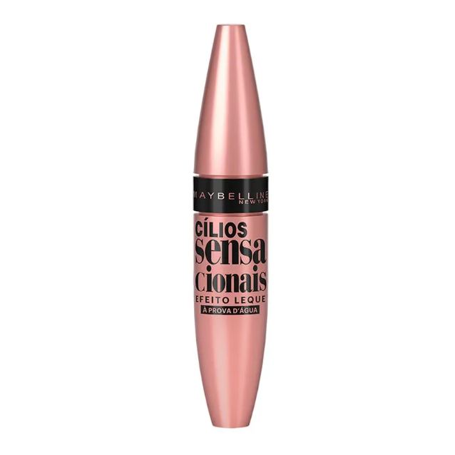 Maybelline Máscara para Cílios Lash Sensational Efeito Leque À Prova D’Água Preto 9ml
