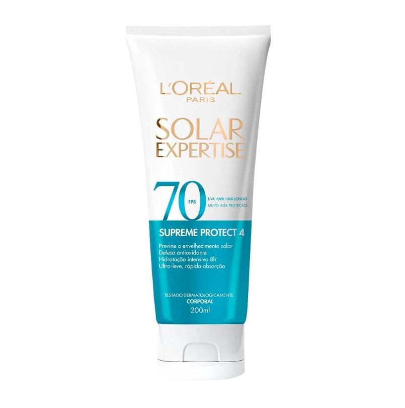 Solar Protetor Corporal L’Oréal Paris Solar Expertise Supreme Protect 4 FPS70 200ml