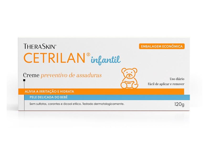 Creme Cetrilan para Previnir Assaduras TheraSkin 120g
