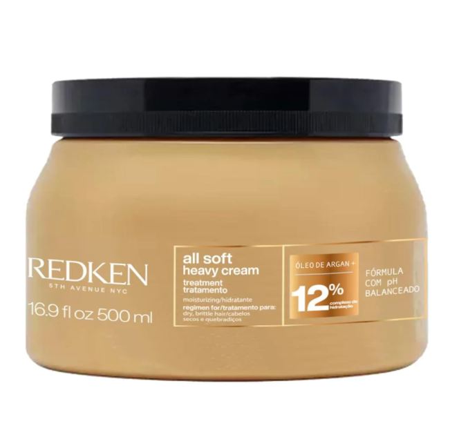 de Máscara Hidratação Redken All Soft Heavy Cream 500ml
