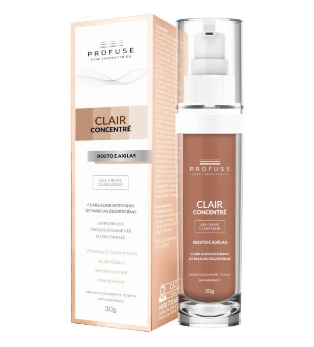 Creme Gel clareador Clair Concentre Profuse 30g