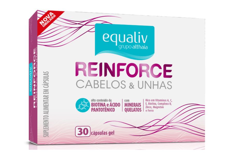 Cabelos Reinforce & Unhas Equaliv 30 cápsulas