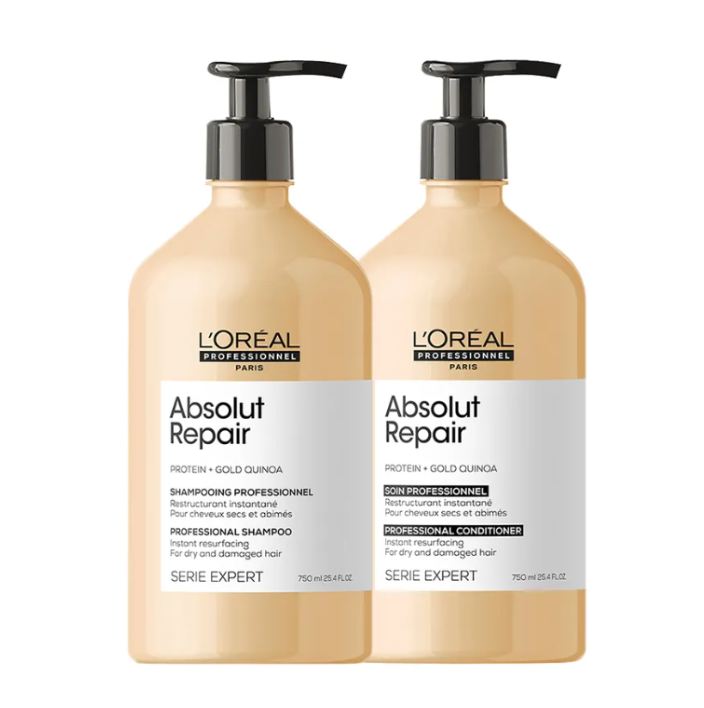Loreal Kit Absolut Repair Shampoo 750ml e Condicionador 750ml