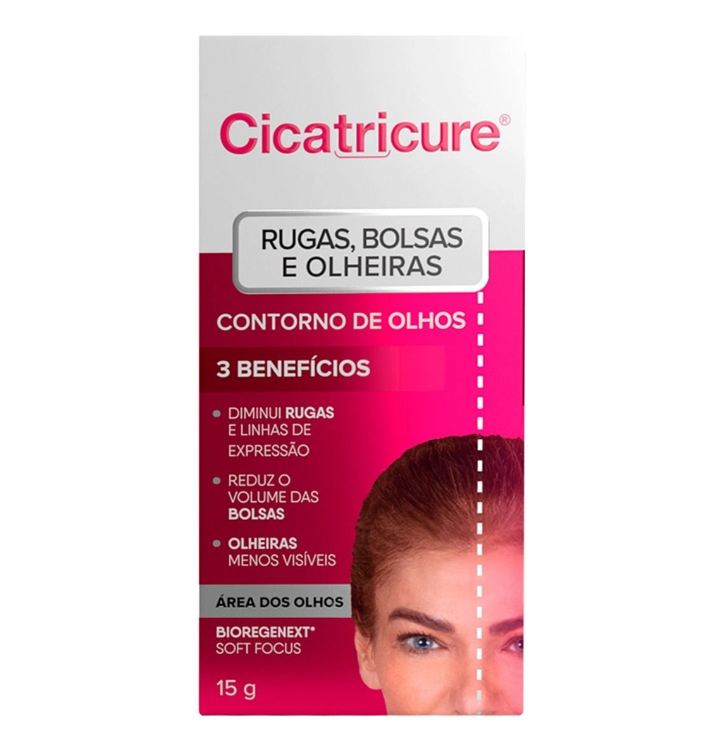 Contorno Creme De Olhos Cicatricure Rugas Bolsas E Olheiras 15g