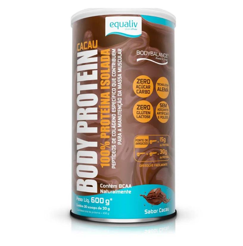 Protein Body sabor Cacau Equaliv 600g