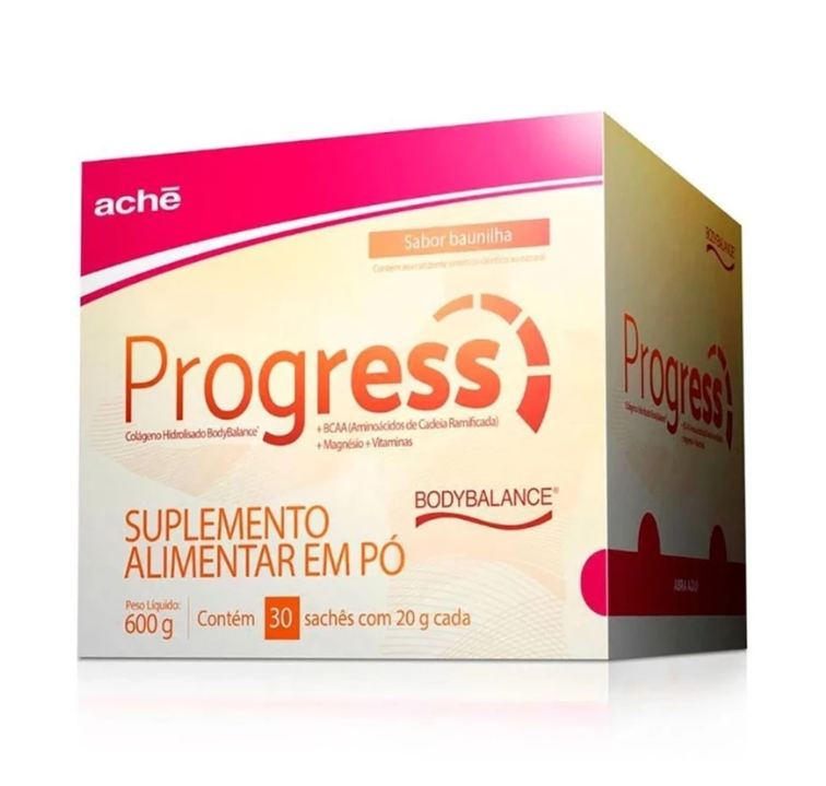 Alimentar Suplemento Progress sabor Baunilha 30 sachês
