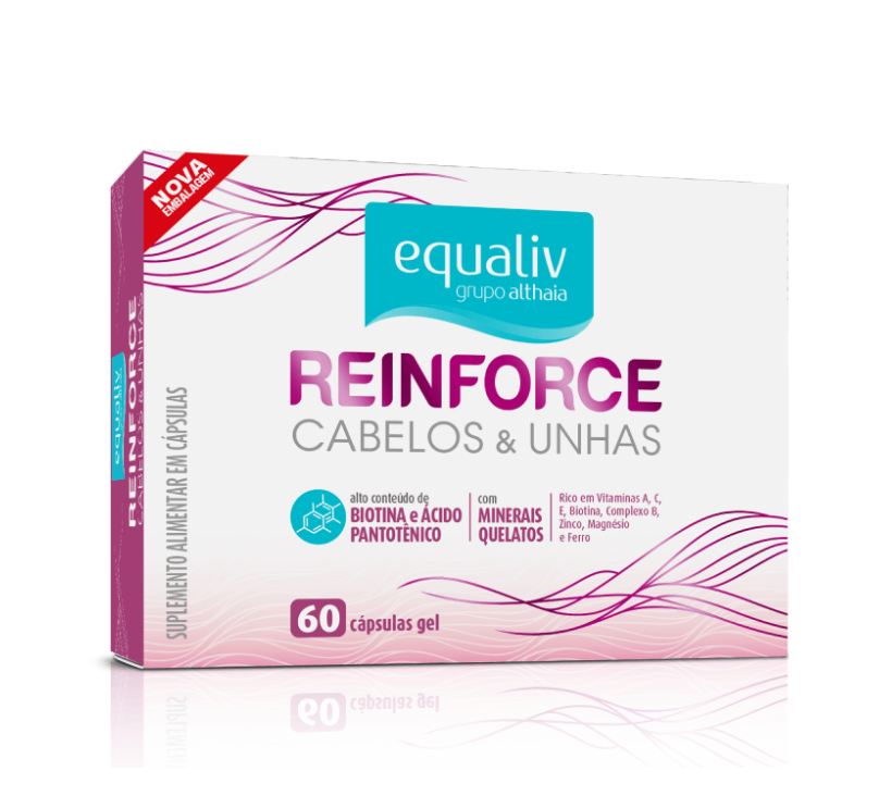 Alimentar Suplemento Equaliv Reinforce Cabelos E Unhas 60 cápsulas