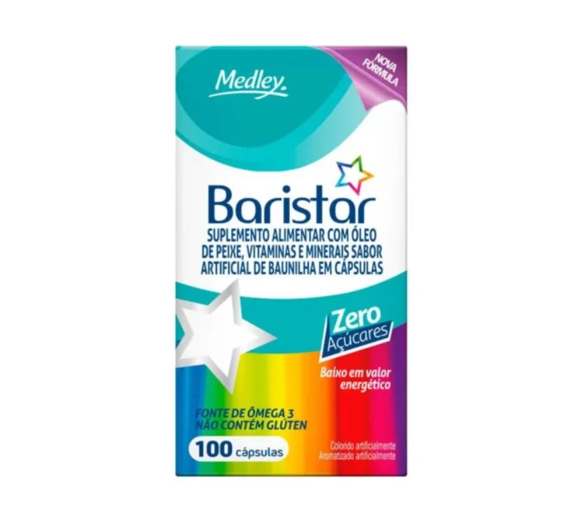 Polivitamínico Suplemento Baristar 100 cápsulas