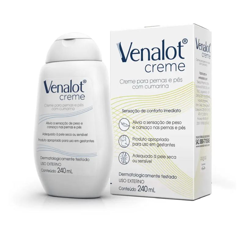 Creme Venalot Para Pernas e Pés com 240ml