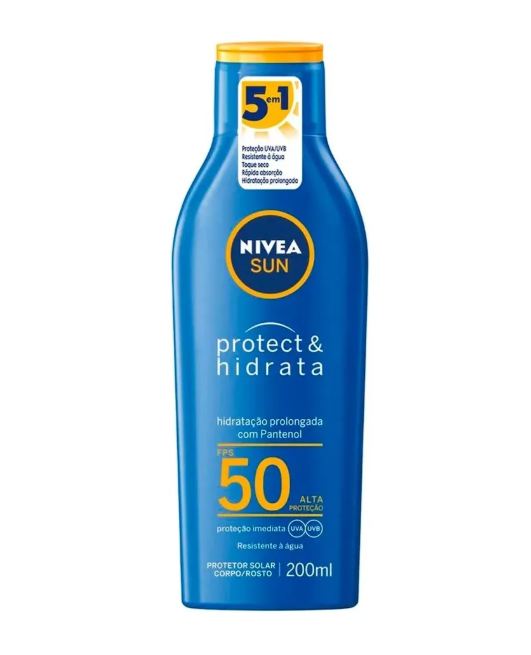 Nivea Protetor Solar FPS 50 Sun Protect & Hidrata 200ml