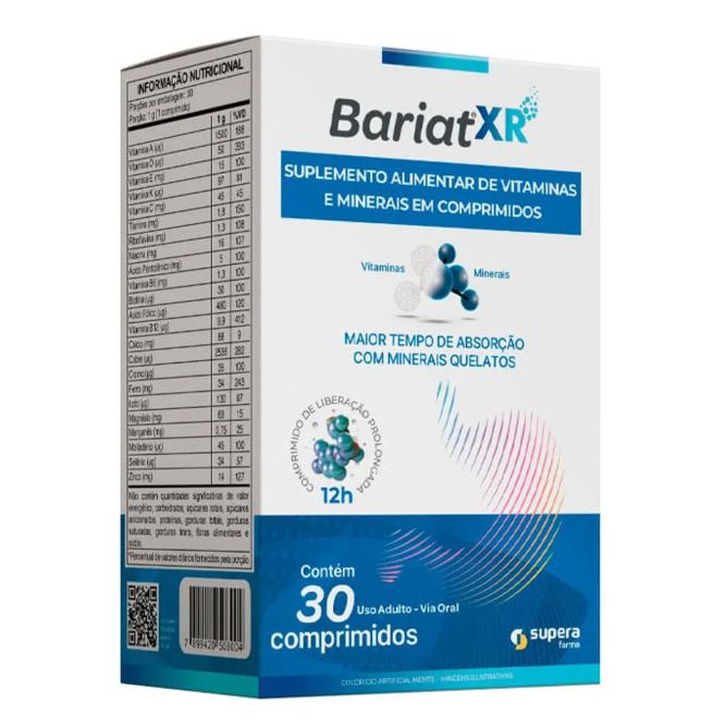 Alimentar Suplemento Bariat Xr 30 Comprimidos
