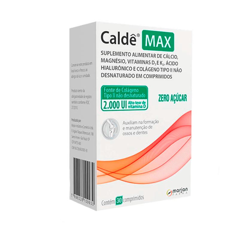 Alimentar Suplemento Caldê Max 30 comprimidos