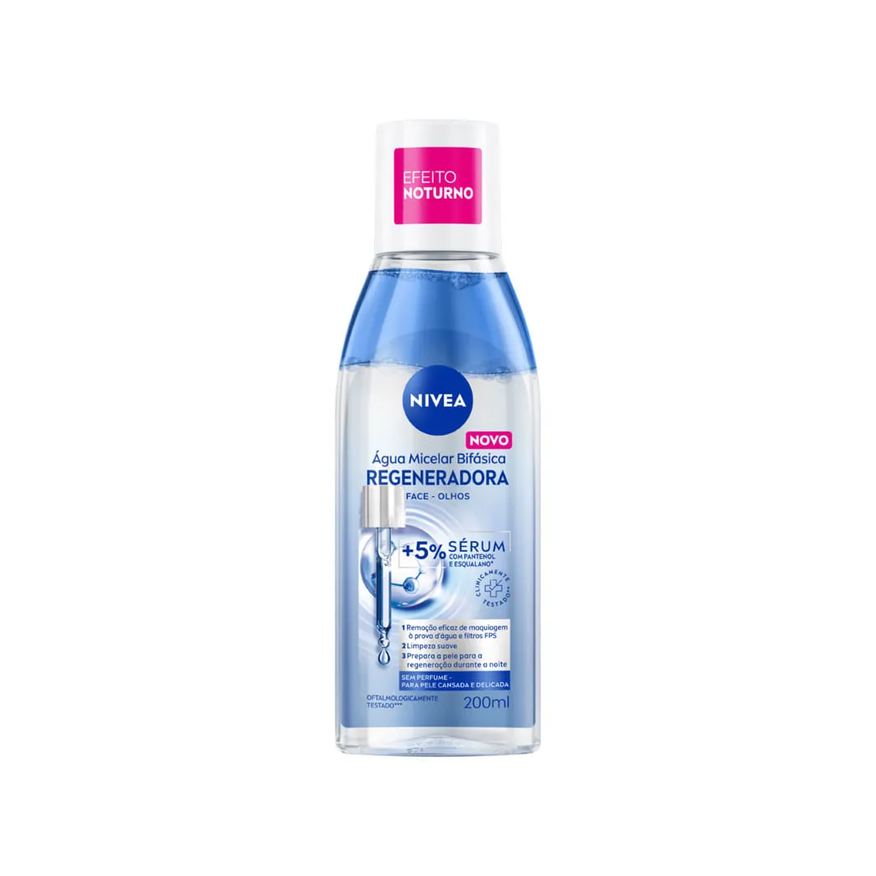 Nivea Água Micelar Bifásica Regeneradora 200ml