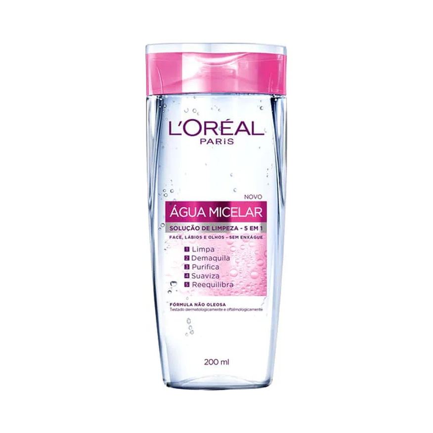Loreal Água Micelar Loréal Solução De Limpeza 5 Em 1 200ml