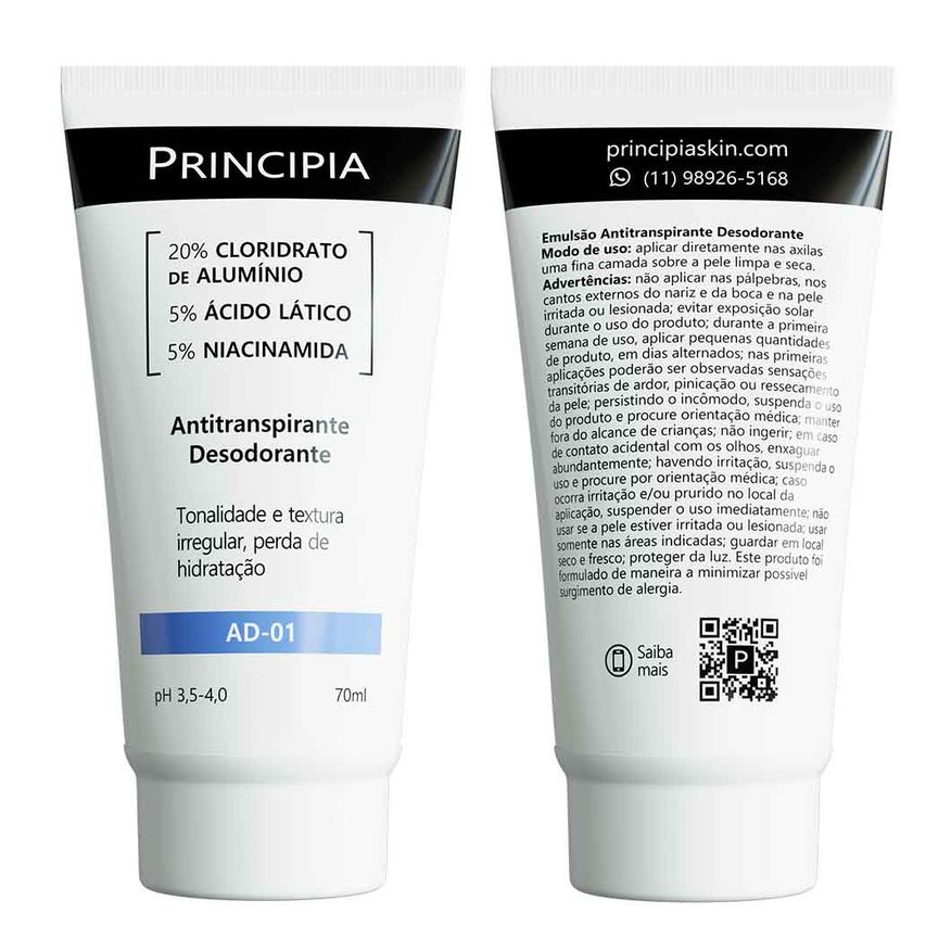 Principia Antitranspirante Desodorante Ad-01 70ml
