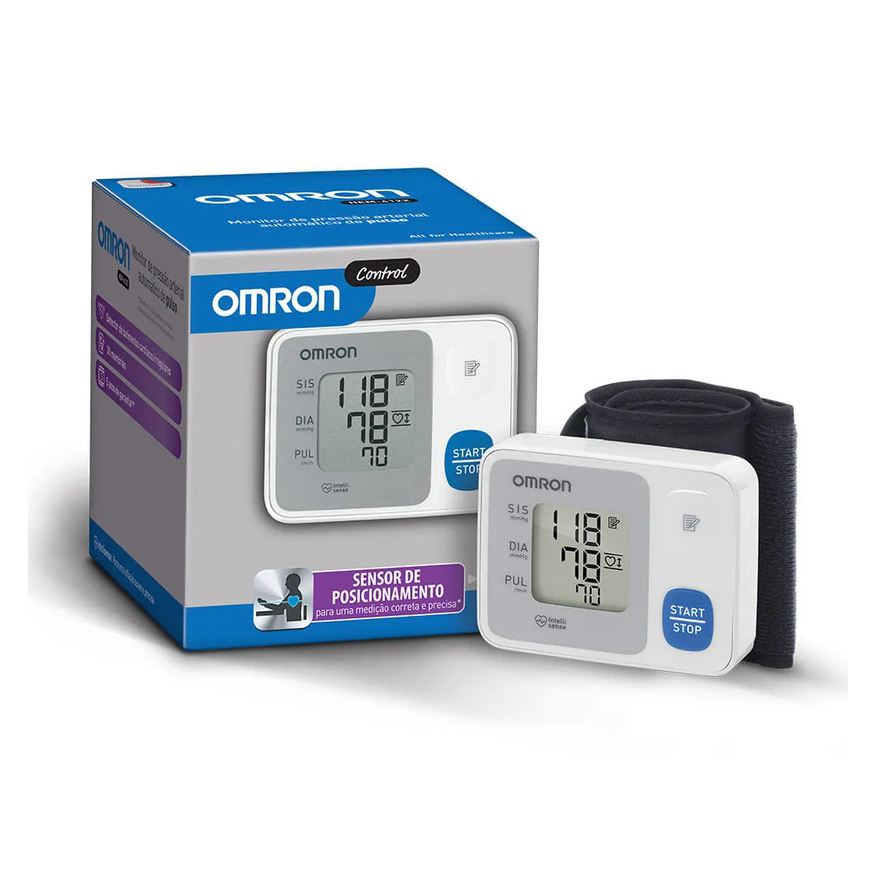 Pressao Aparelho Omron Hem6124 Dig Pulso