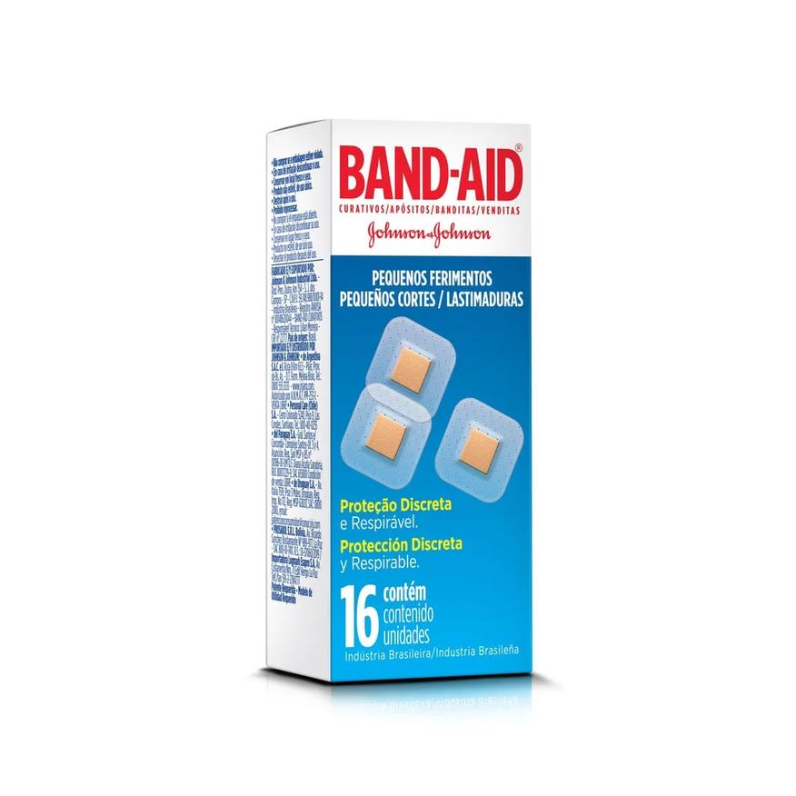 Pequenos Band-aid Ferimentos Com 16 Unidades