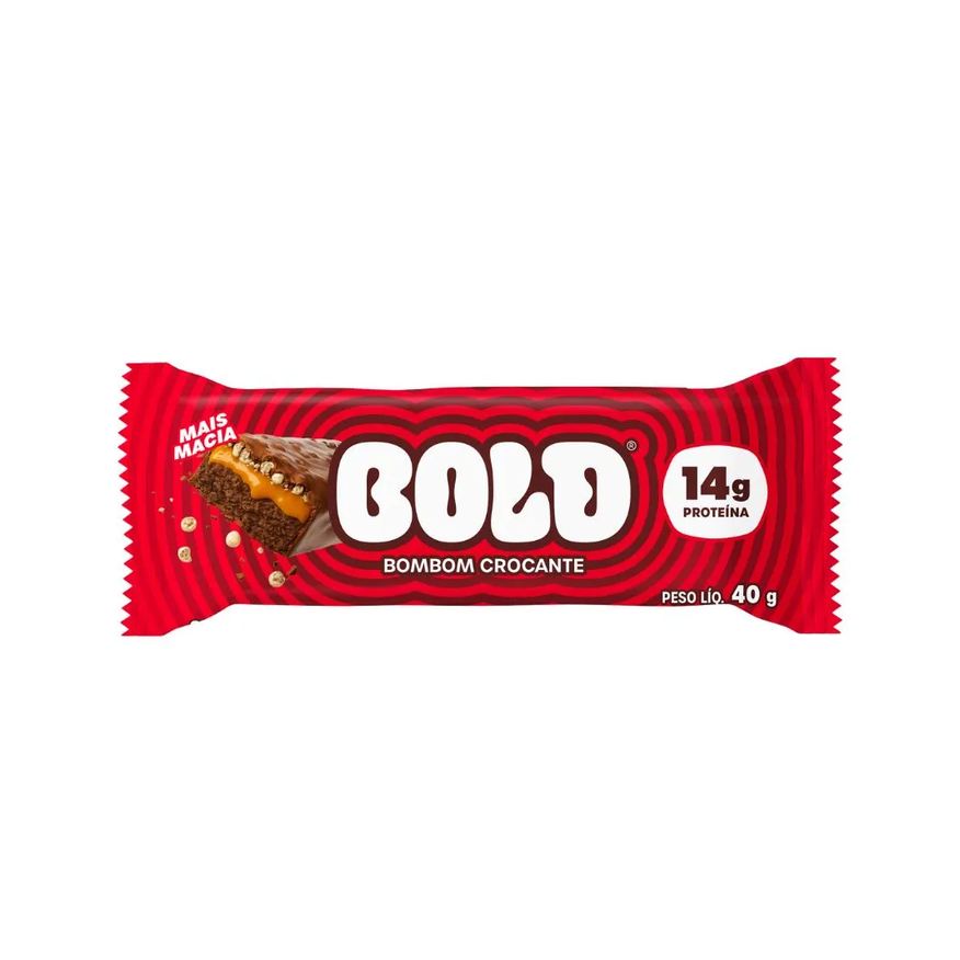 De Barra Proteina Bold Bombom Crocante 40g