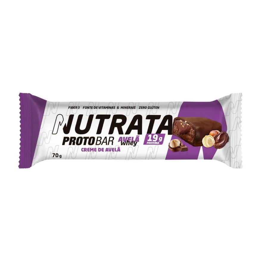 De Barra Proteína Nutrata Protobar Avelã Whey 70g