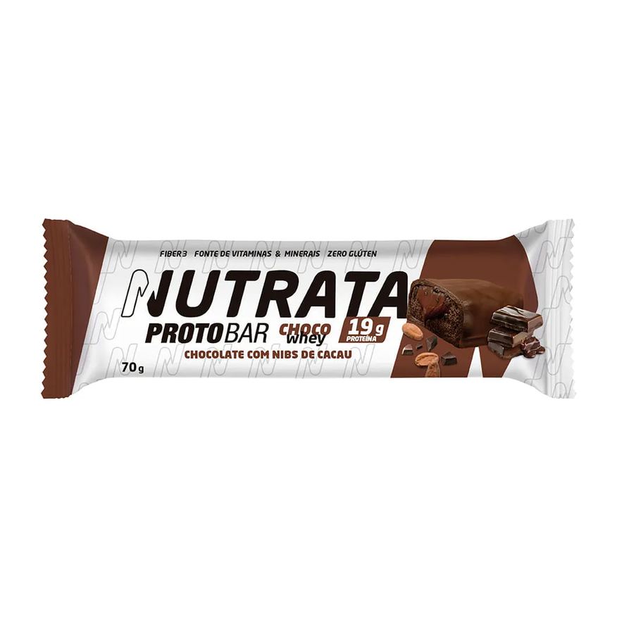 De Barra Proteína Nutrata Protobar Choco Whey 70g