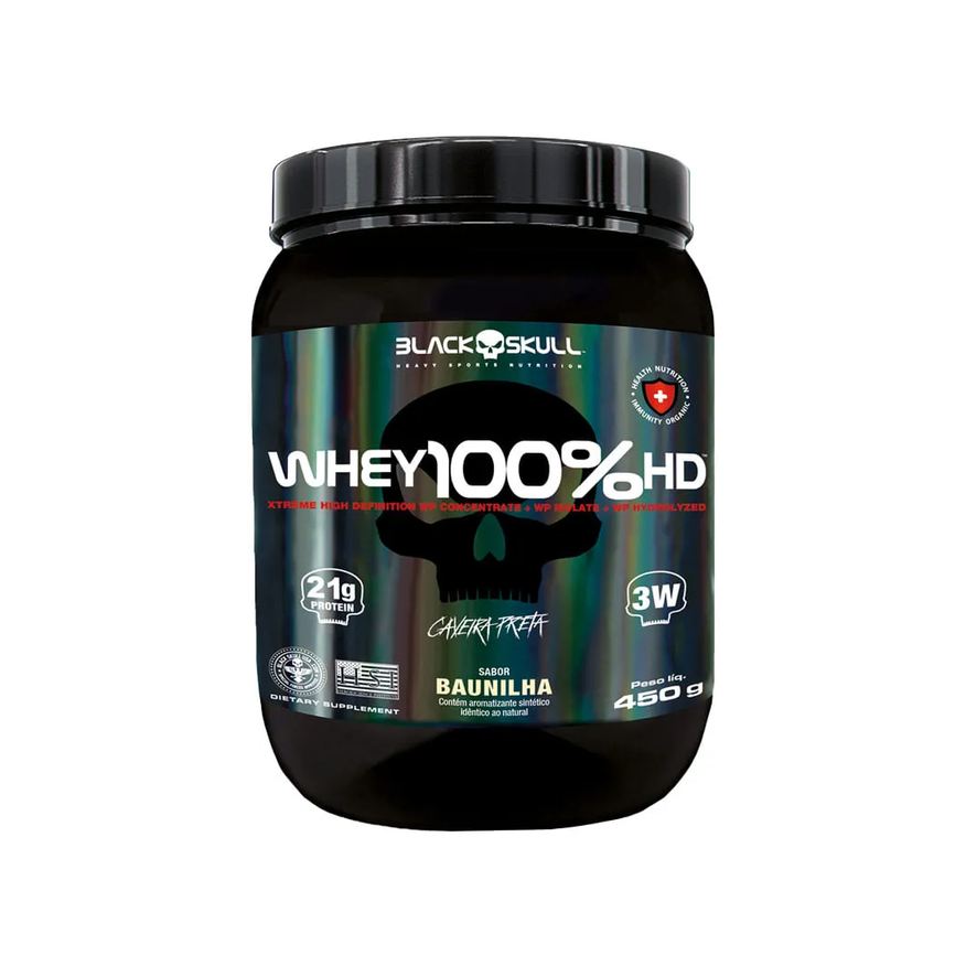 Whey Black 100% Hd 450g Baunilha