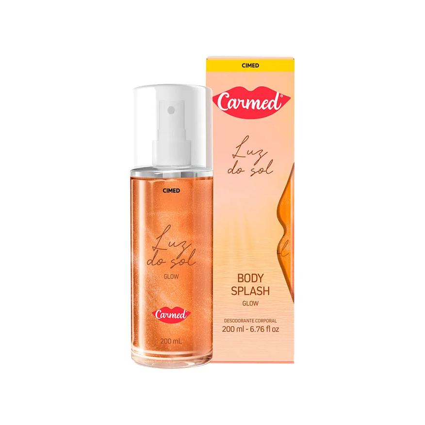 Splash Body Carmed Luz Do Sol Glow 200ml