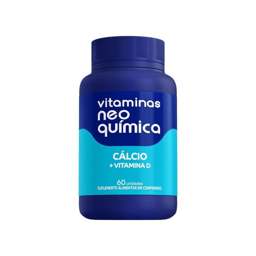 Calcio + Vitamina D Neo Quimica Com 60 Comprimidos