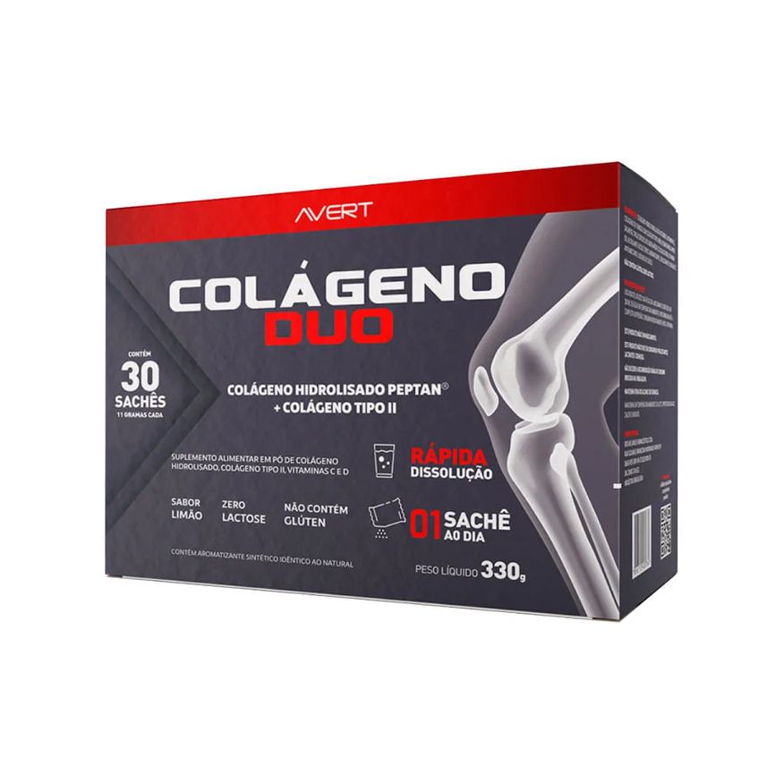 Duo Colageno Com 30x11g Saches Limao