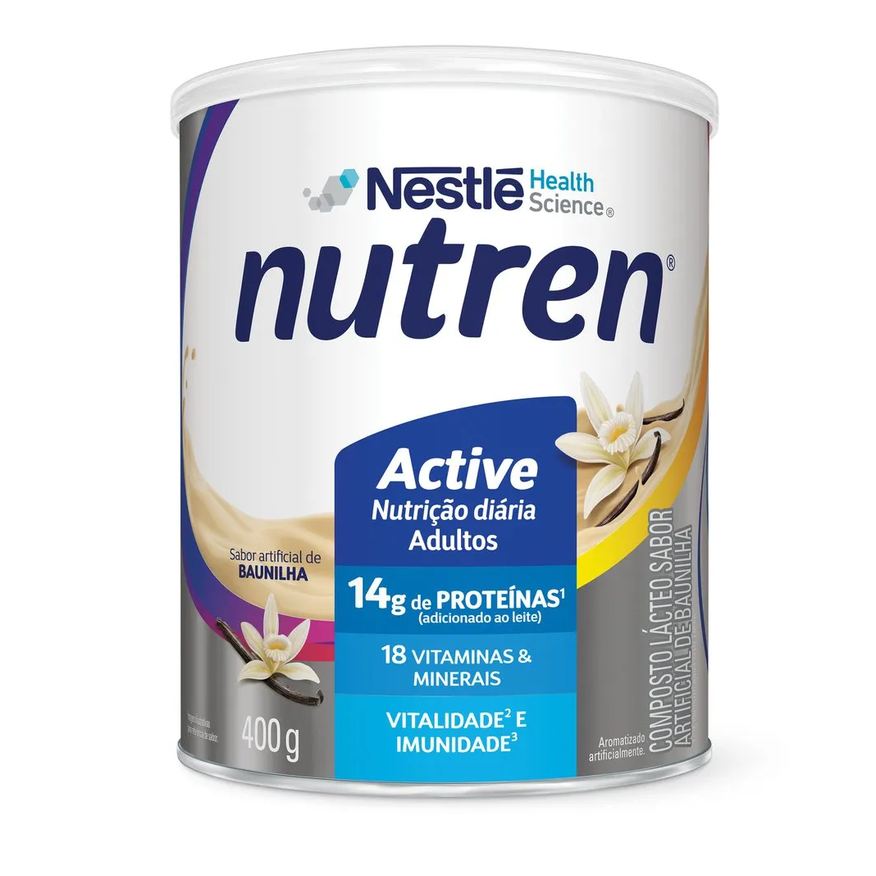 Alimentar Complemento Nutren Active Baunilha 400g