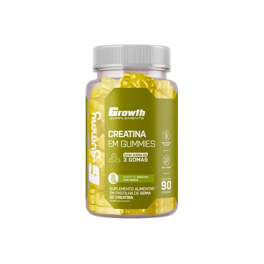 Growth Creatina G-Gummy 360g (Abacaxi com Menta)