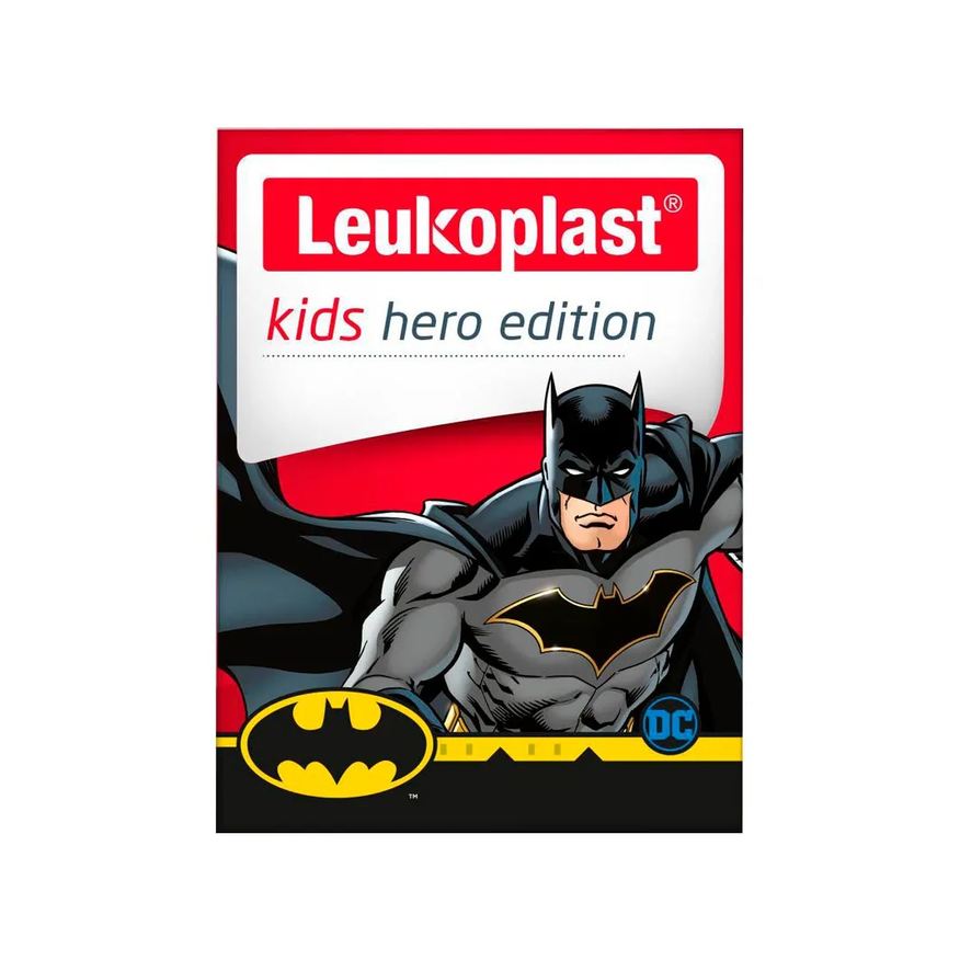 Leukoplast Curativo Com 12 Kids Batman Sortido