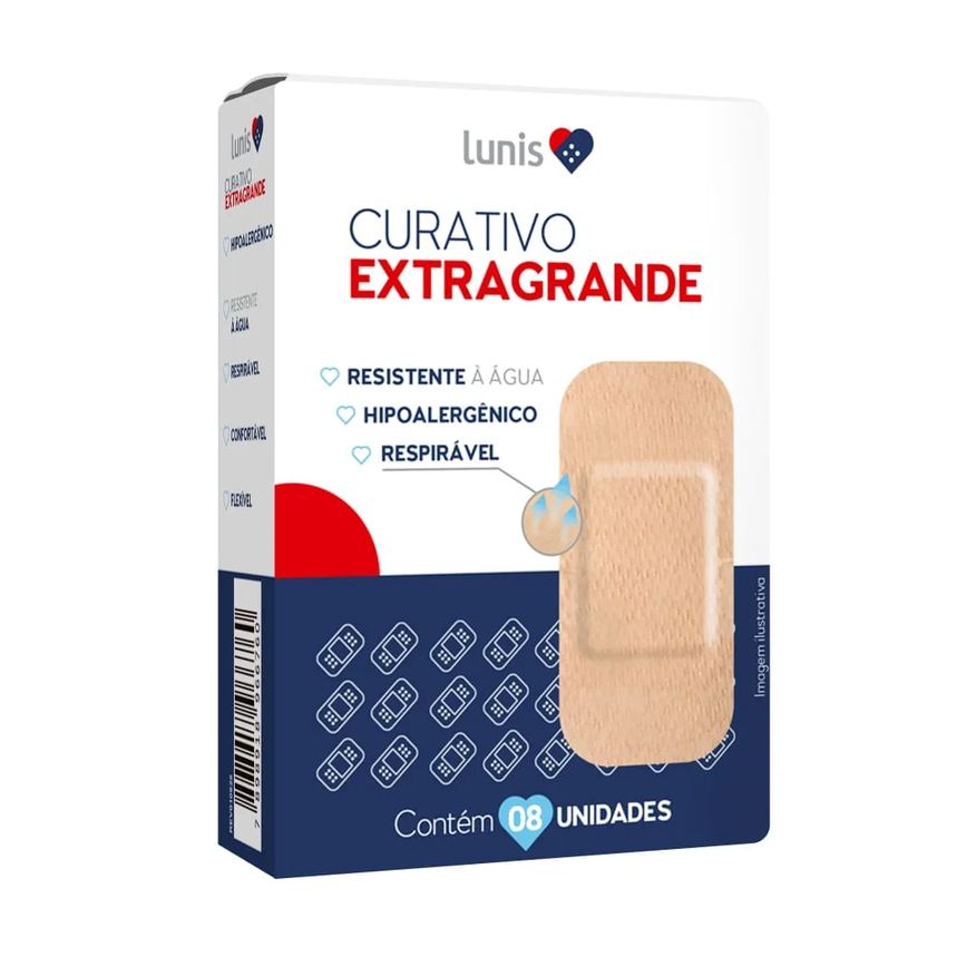 Lunis Curativo Extragrande 8 Unidades