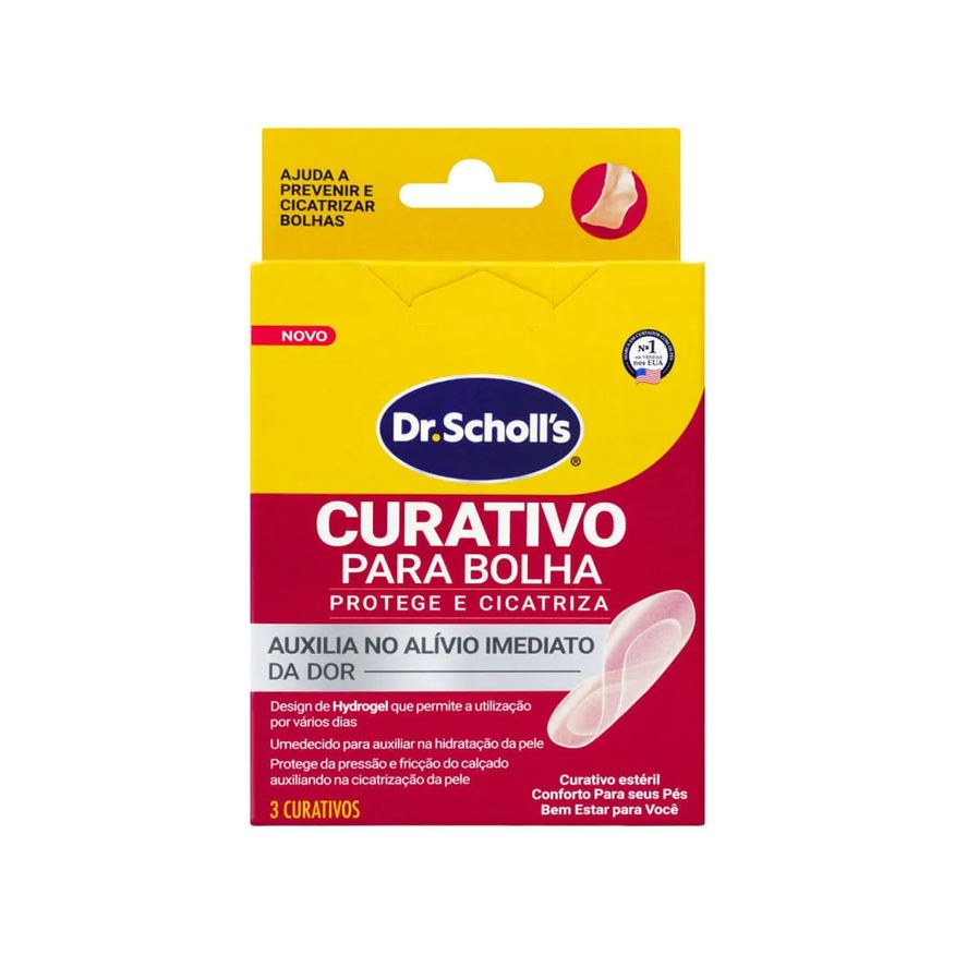 Para Curativo Bolha Dr Scholls 3 Unidades