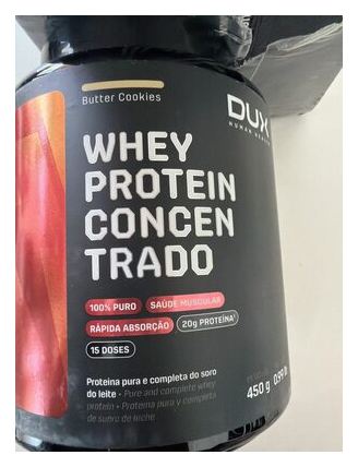 Butter DUX Cookies Whey Protein Concentrado