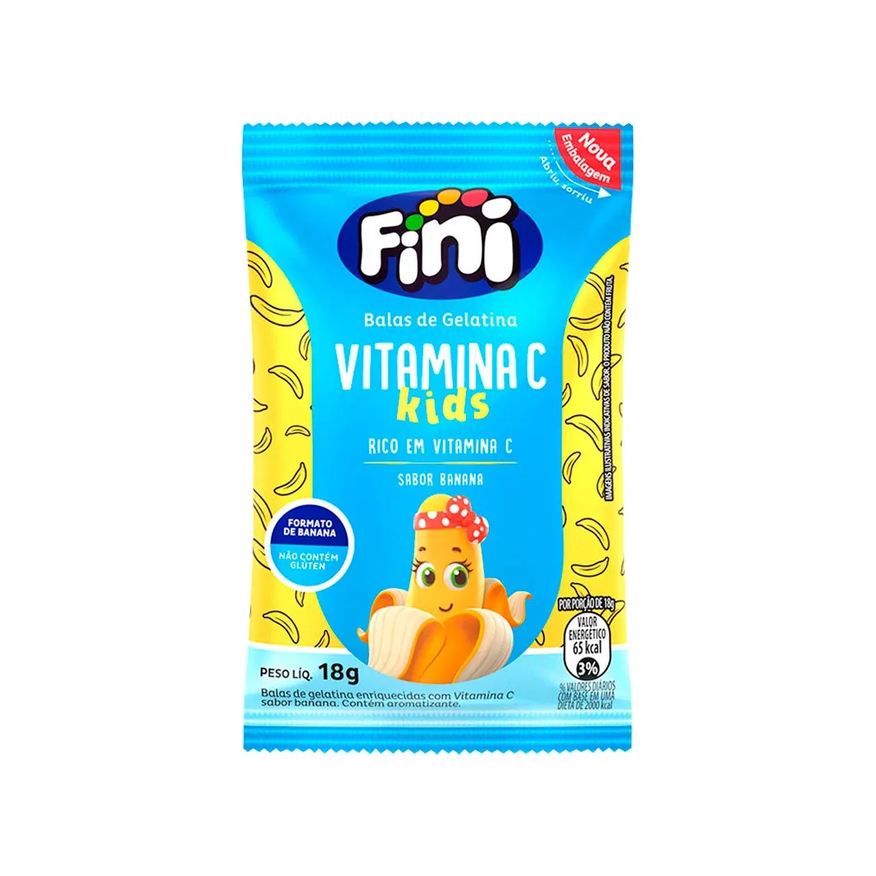 Nan Fini Vitamina C Kids Banana 18g