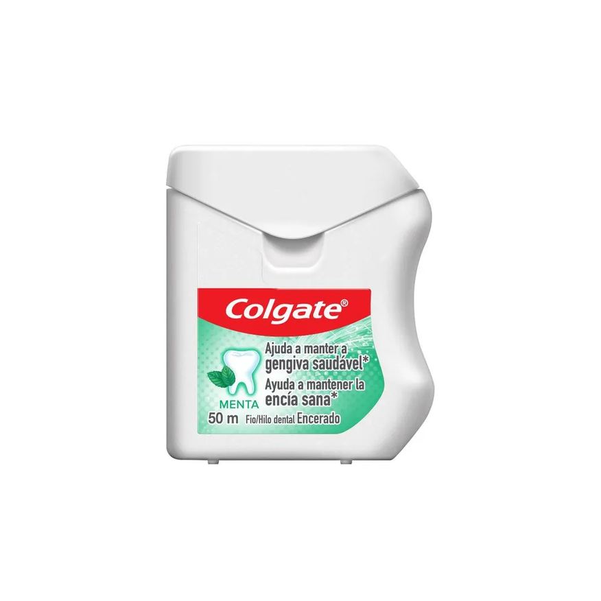 Colgate Fio Dental Encerado Menta 50m