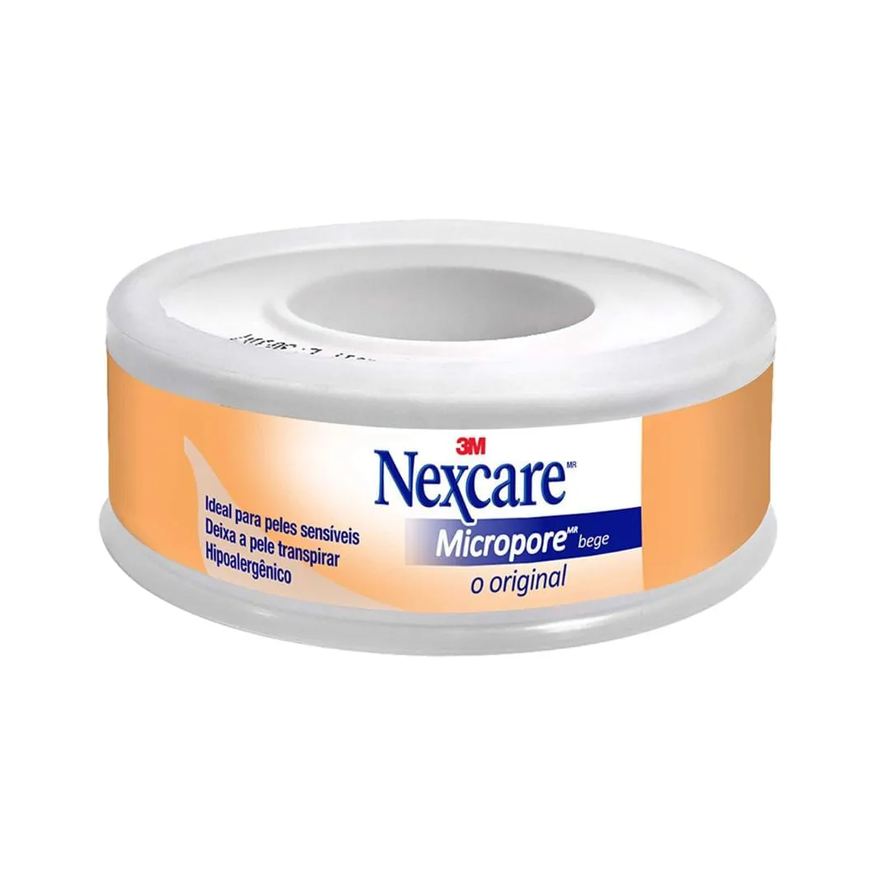 Micropore Fita 3m Nexcare Bege 12mmx4,5m
