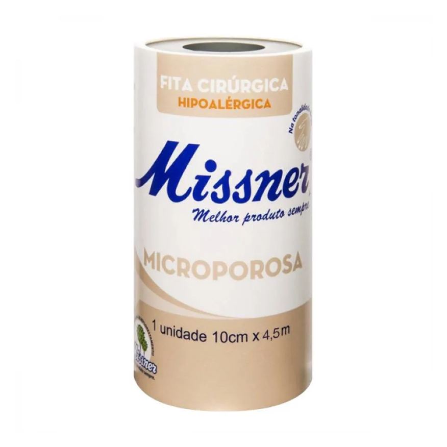 Micropore Fita Missner Bege 10cmx4,5m
