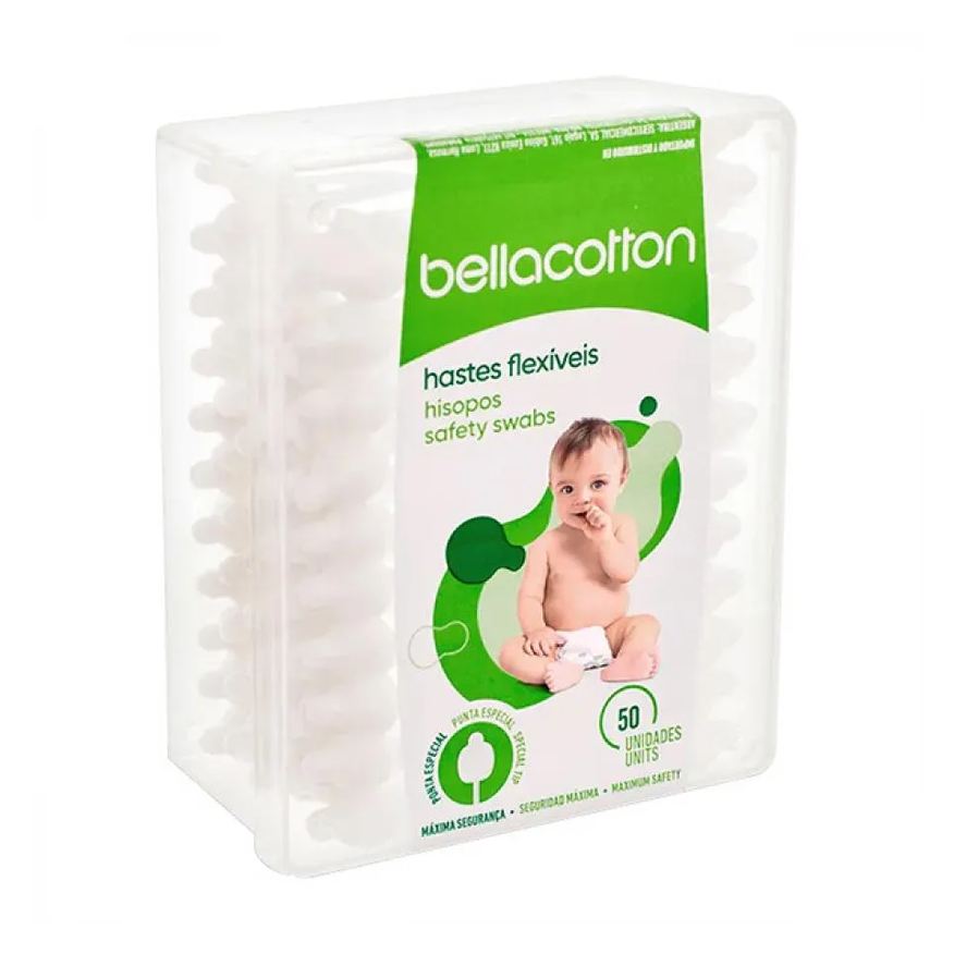 Flexíveis Hastes Bella Cotton Com 50 Unidades Baby