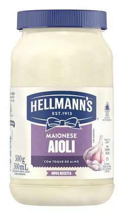 Maionese Hellmann's Aioli Hellmanns Pote 500g