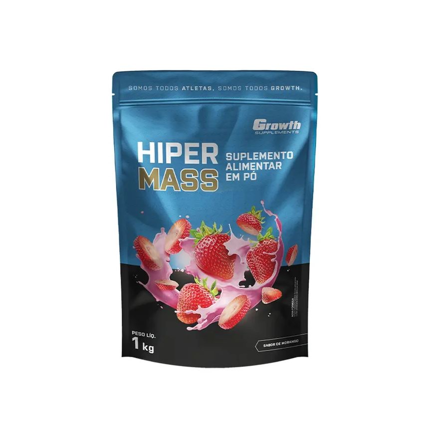 Mass Hiper 1kg Sabor Morango