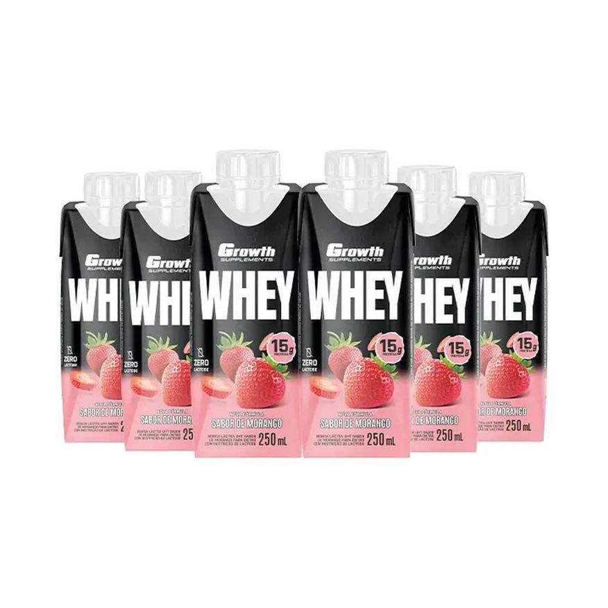 6x Kit Bebida Láctea Morango