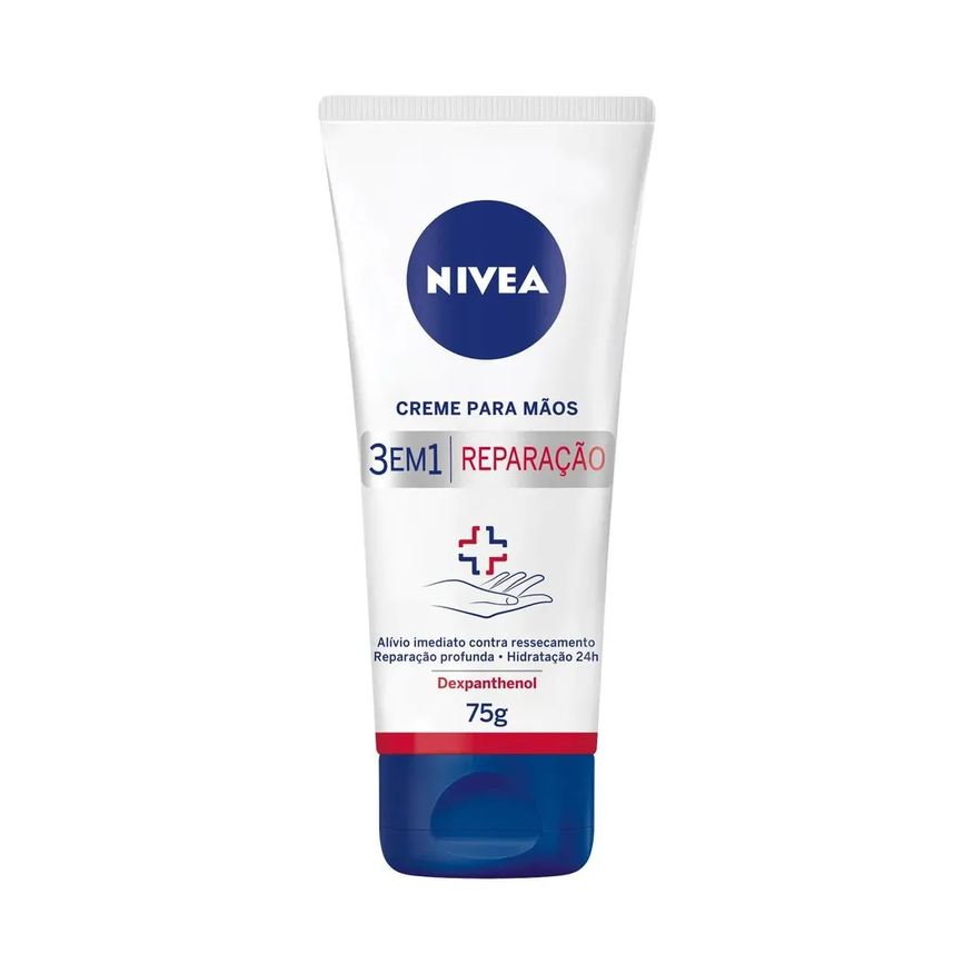Nivea Reparação 3 Em 1 Creme Para Mãos 75g