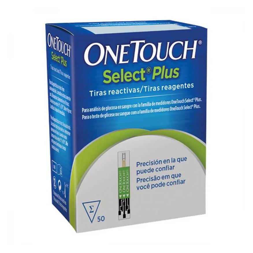 Select Onetouch Plus 50 Tiras Teste