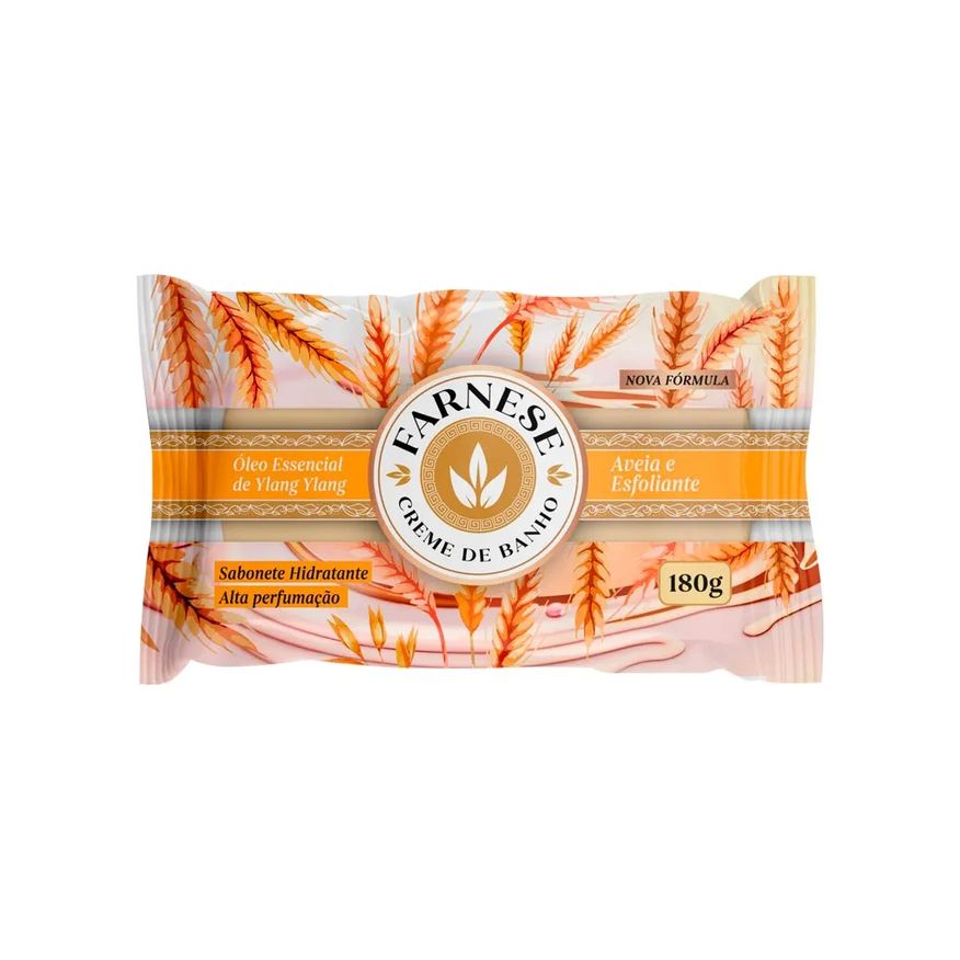 Em Sabonete Barra Farnese Aveia E Esfoliante 180g