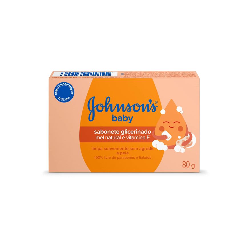 Johnson Sabonete Johnsons Baby Glicerinado 80g