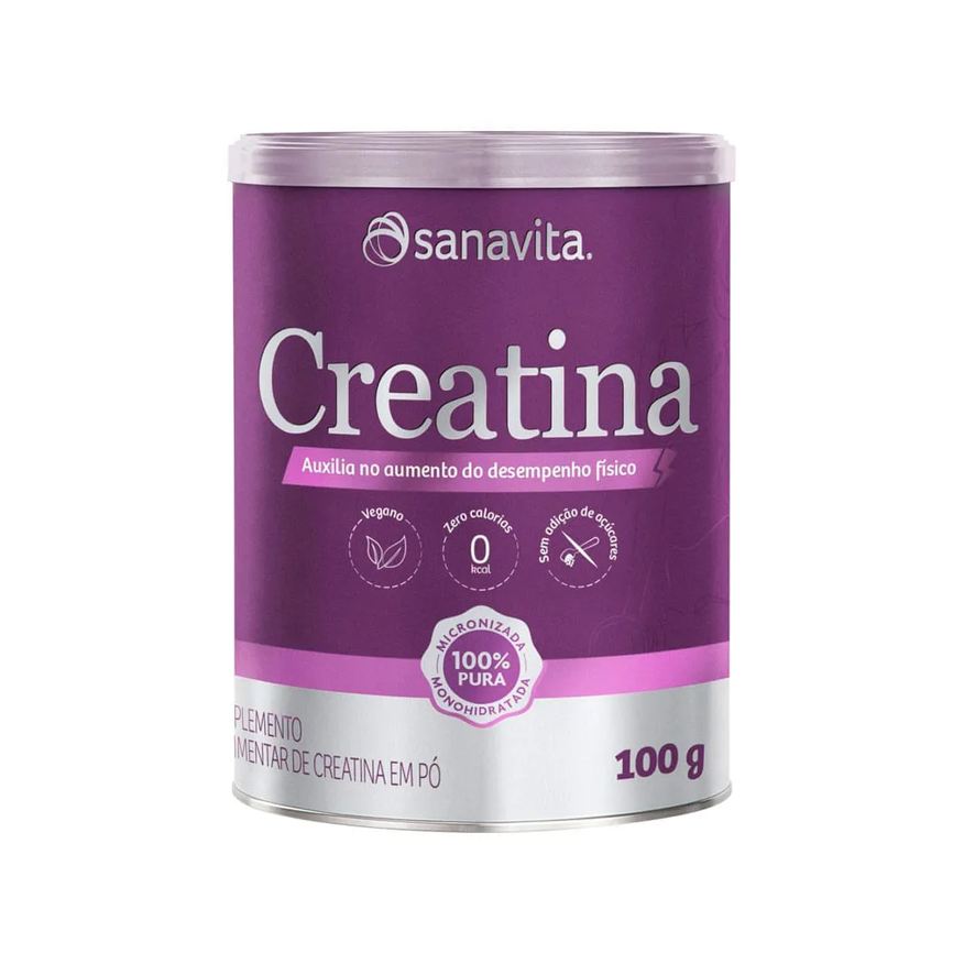 Creatina Sanavita 100% Pura Monohidratada 100g