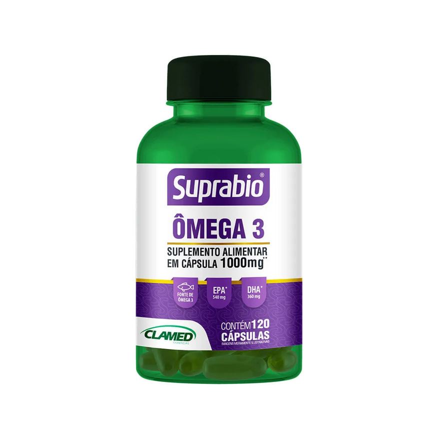 Alimentar Suplemento Suprabio Ômega 3 120 Cápsulas